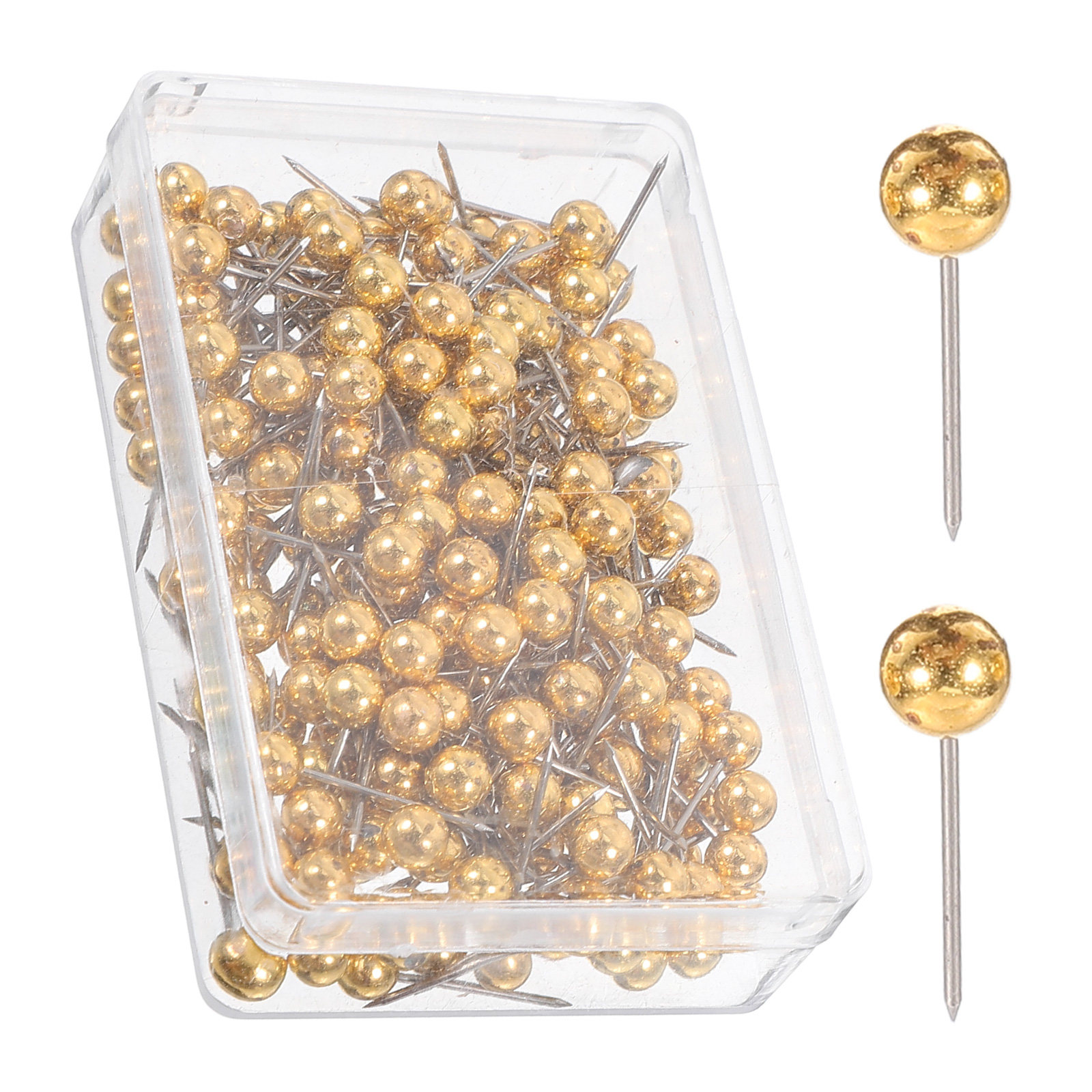 Home Office Organization - 200Pcs Gold Decorative Push Pins Metal