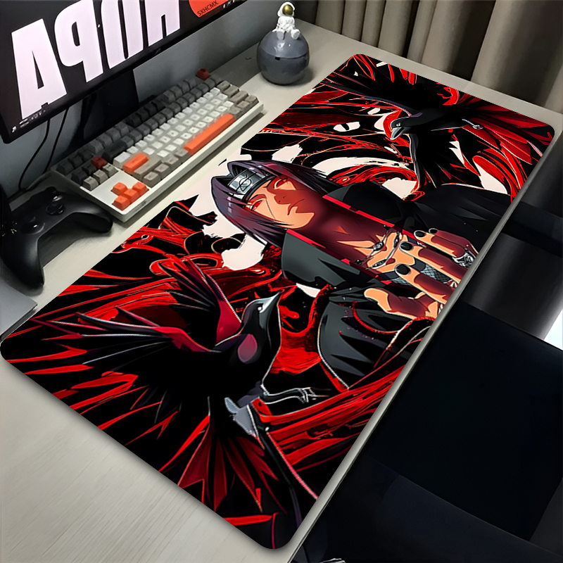 Home Office Keyboard And Mouse - Mouse Pad Gamer Larger XXL Uchiha