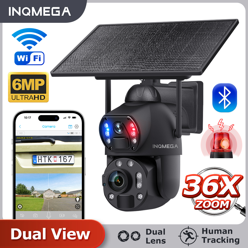 Home Office Zoom - 12MP 36X Dual Lens Solar Security