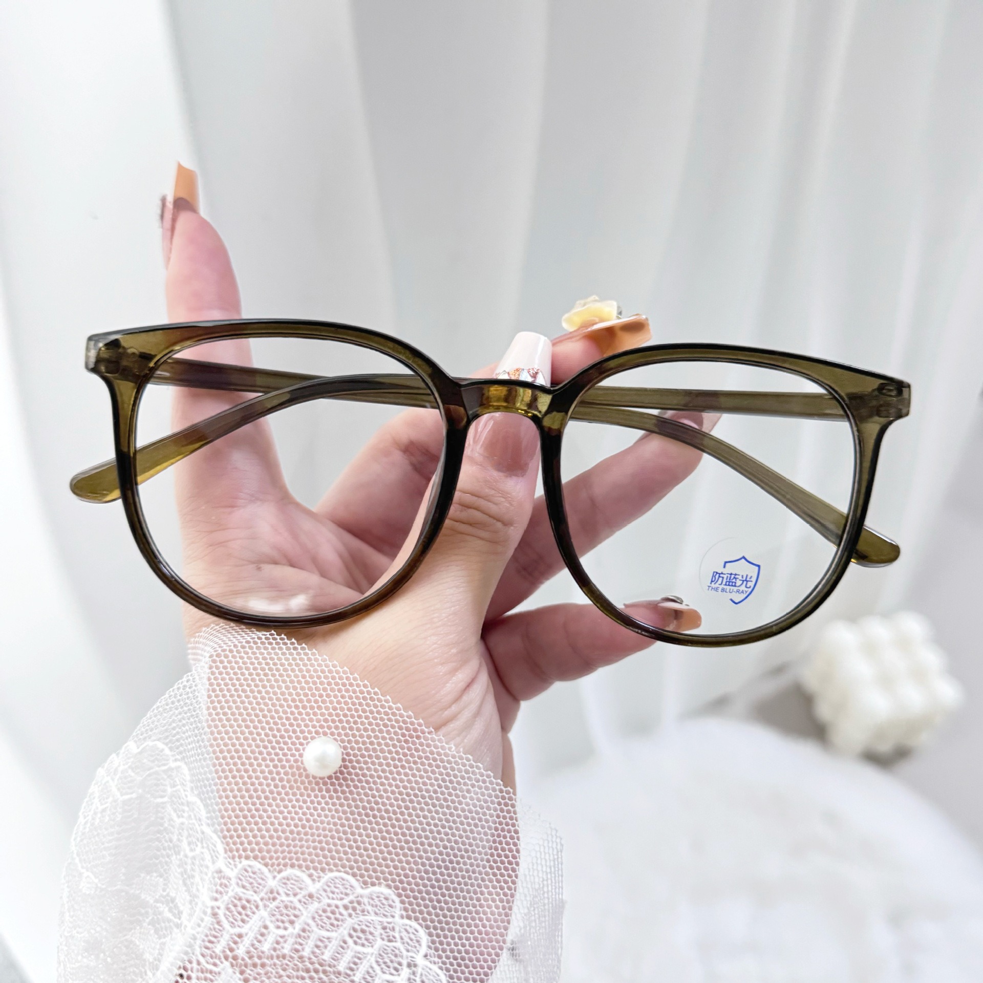 Blue Light Glasses - Retro Ultra-light Computer Glasses Anti-blue Light
