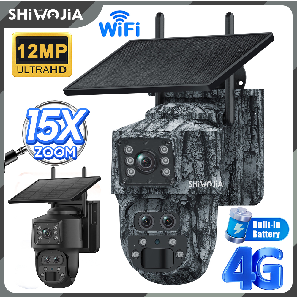 Home Office Zoom - SHIWOJIA 12MP 15X Zoom 4G Sim