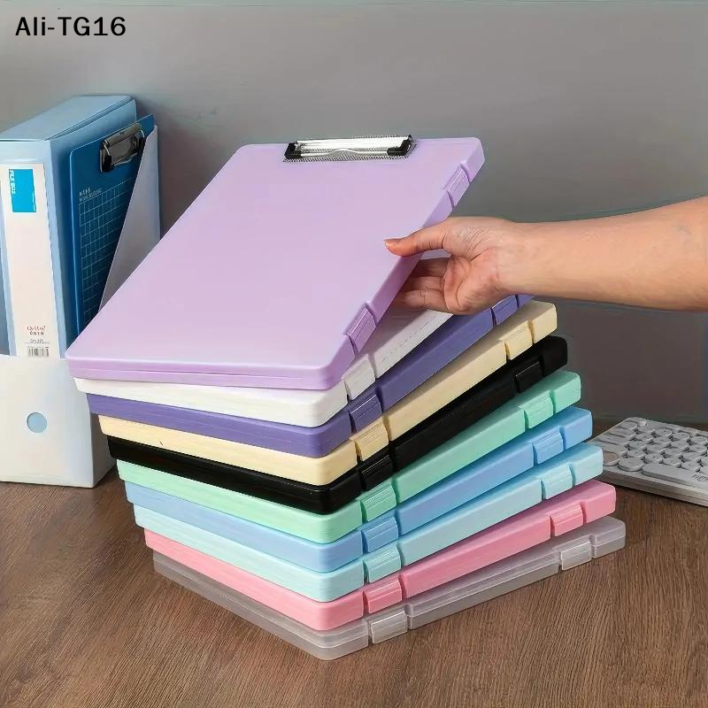 Home Office Organization - 【Ty2】1Pc Color Folder Storage Box Multifunctional