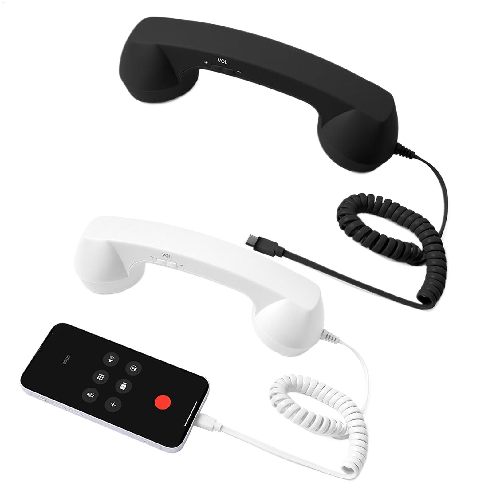 Home Office Call Center - Type-C Retro Phone Adapter Landline Converter