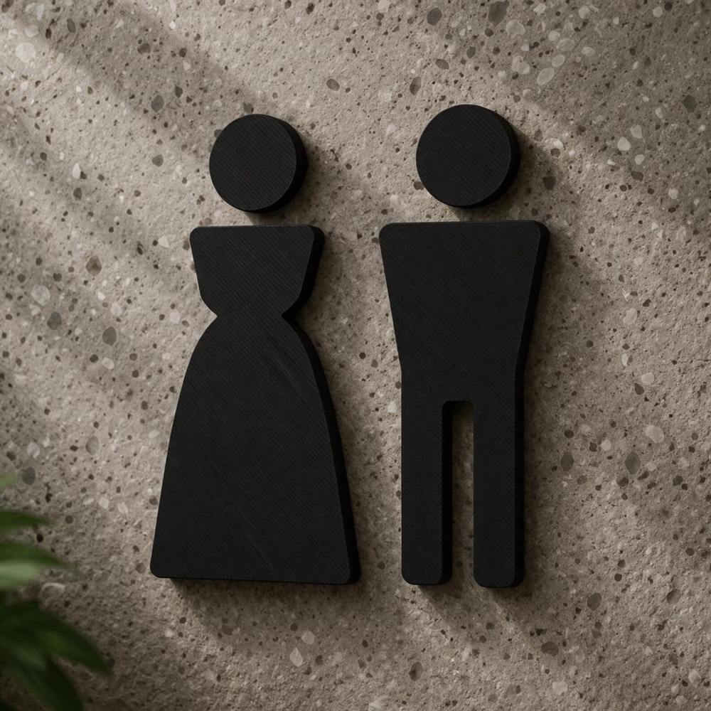 Minimalist 3D Printed Male Fem – обзор и цена Home Office Icon
