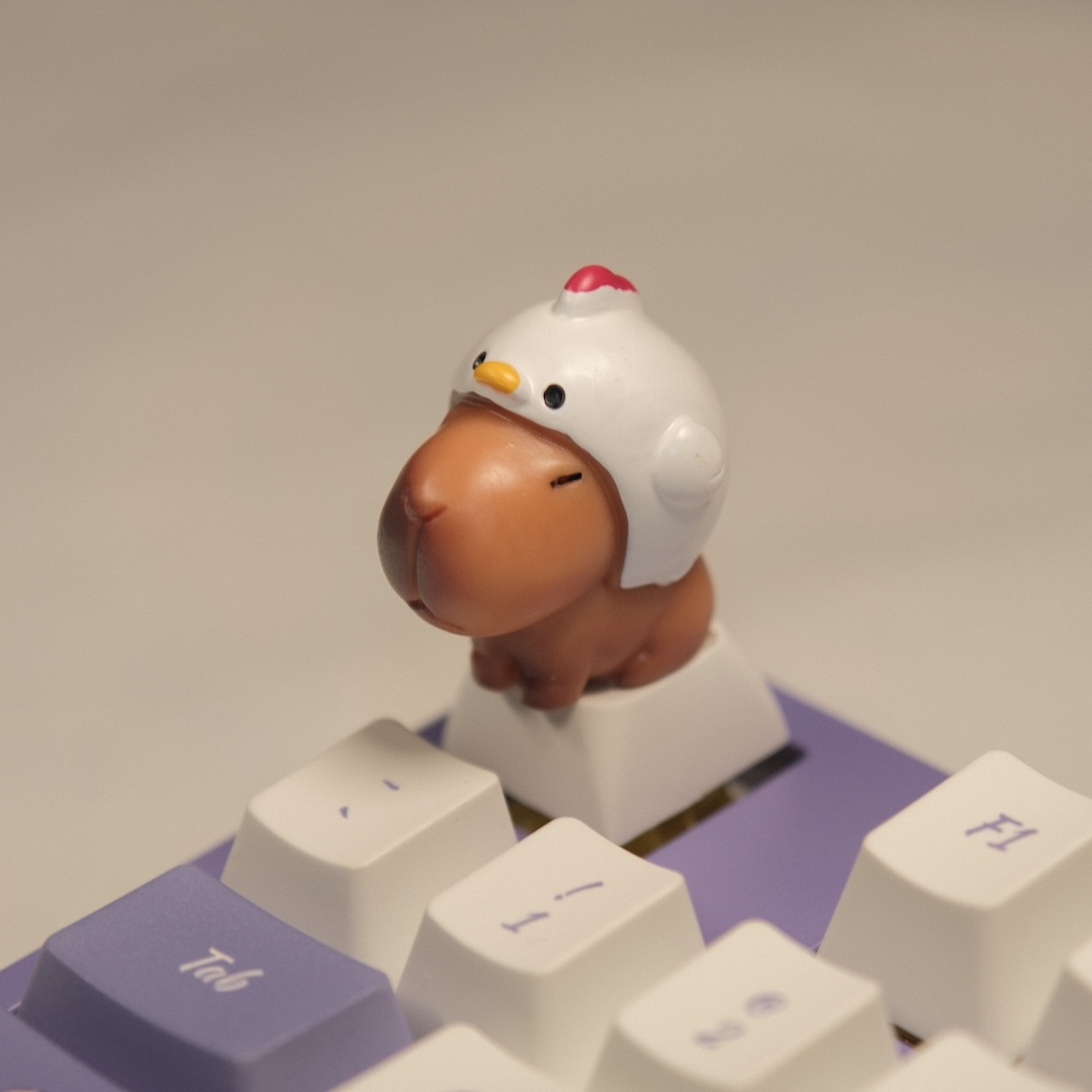 Cute Capybara Keycaps XDA Prof – обзор и цена Keyboard Tray Under Desk
