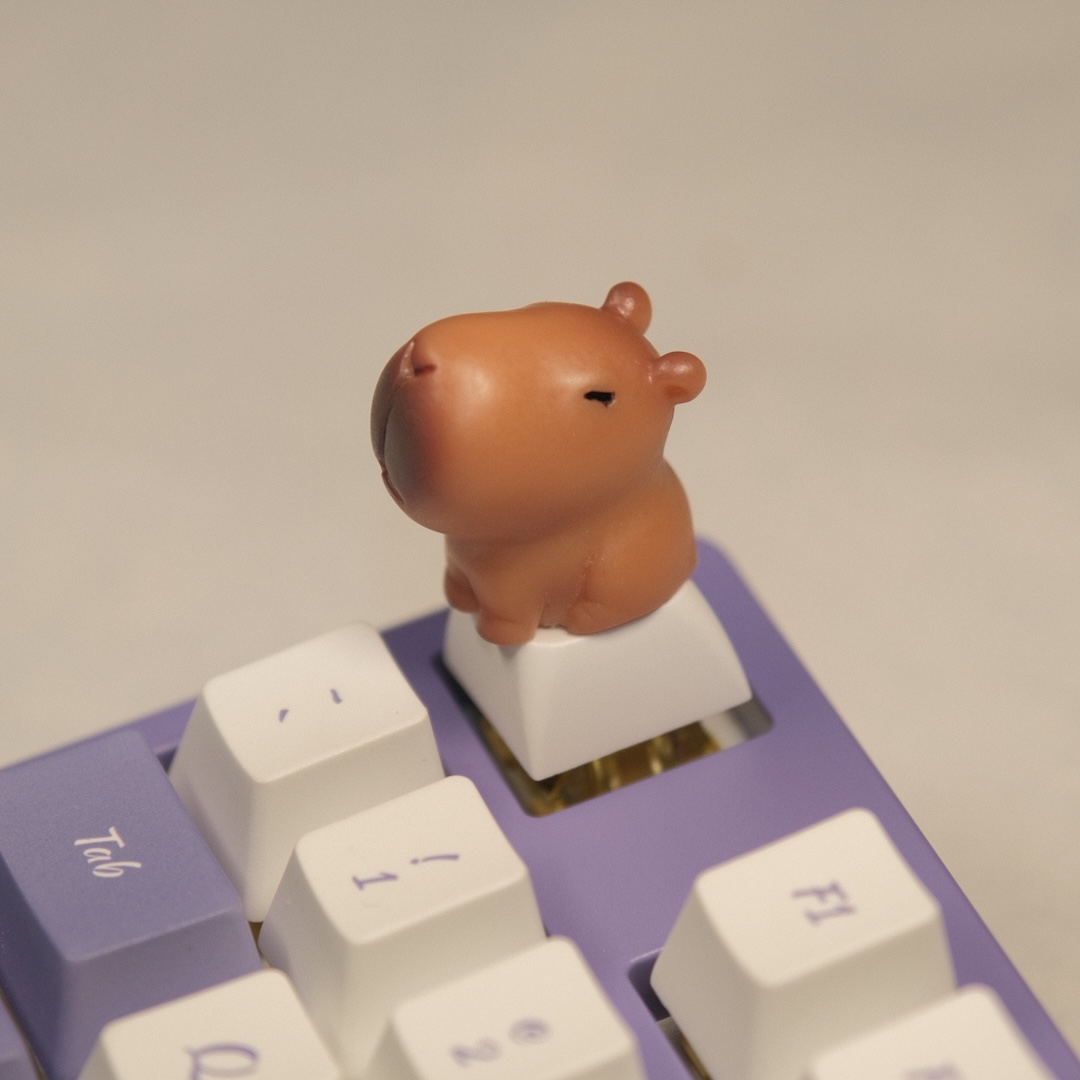 Cute Capybara Keycaps XDA Prof – обзор и цена Keyboard Tray Under Desk