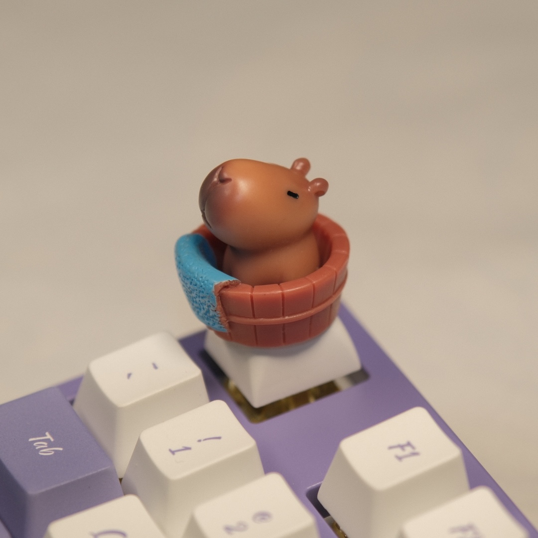 Cute Capybara Keycaps XDA Prof – обзор и цена Keyboard Tray Under Desk