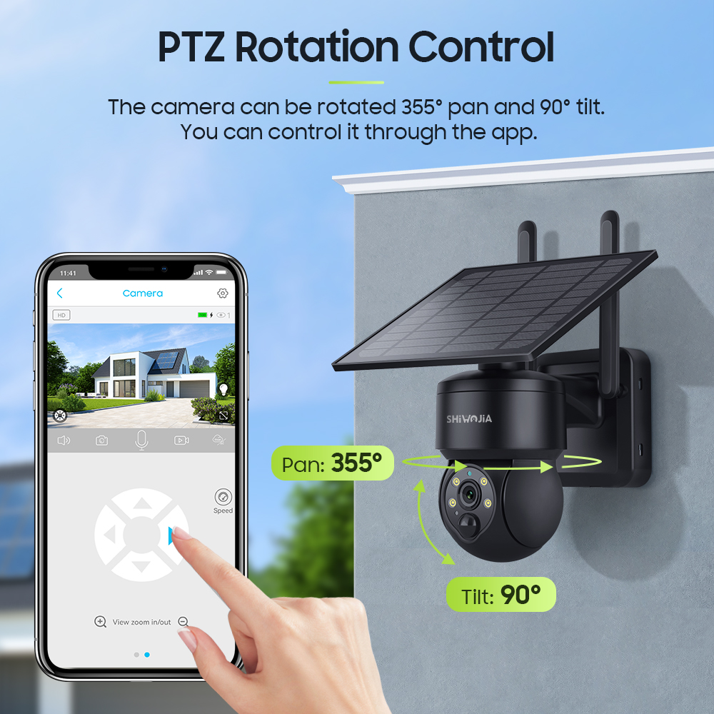 SHIWOJIA WIFI Wireless PTZ Sol – обзор и цена Home Office Zoom