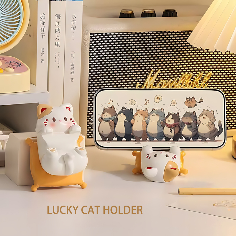 Cute Cartoon Cat Desktop Ornam – обзор и цена Home Office Jobs