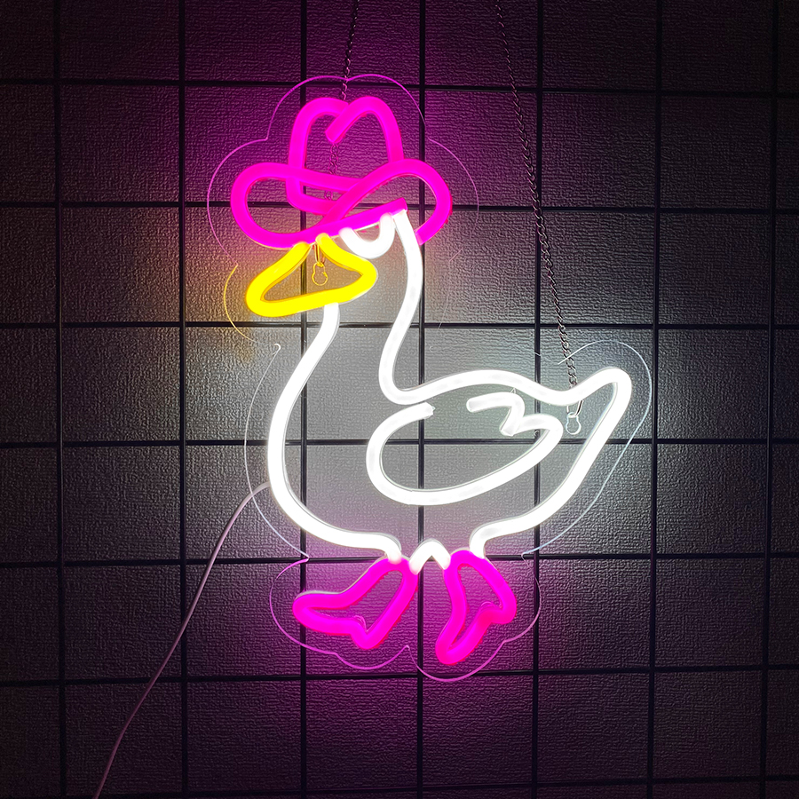 Cowboy Duck Led Neon Signs, Cu – обзор и цена Home Office Icon