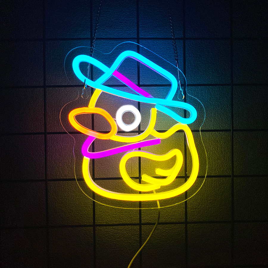 Cowboy Duck Led Neon Signs, Cu – обзор и цена Home Office Icon