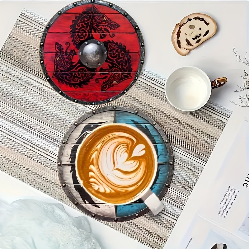 2D Flat, 6 Pcs Wooden Coasters – обзор и цена Home Office Jobs