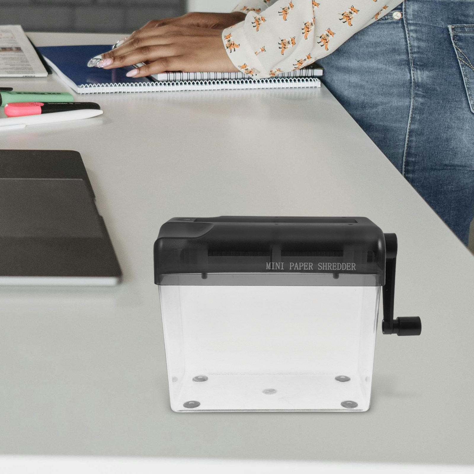 Desktop Hand Crank Shredder Co – обзор и цена Home Office Paper Shredder