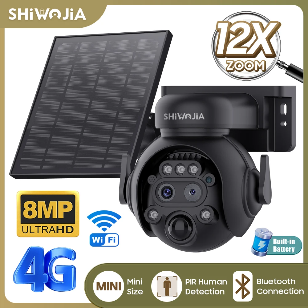 SHIWOJIA 12X Zoom 4G LTE Solar – обзор и цена Home Office Zoom