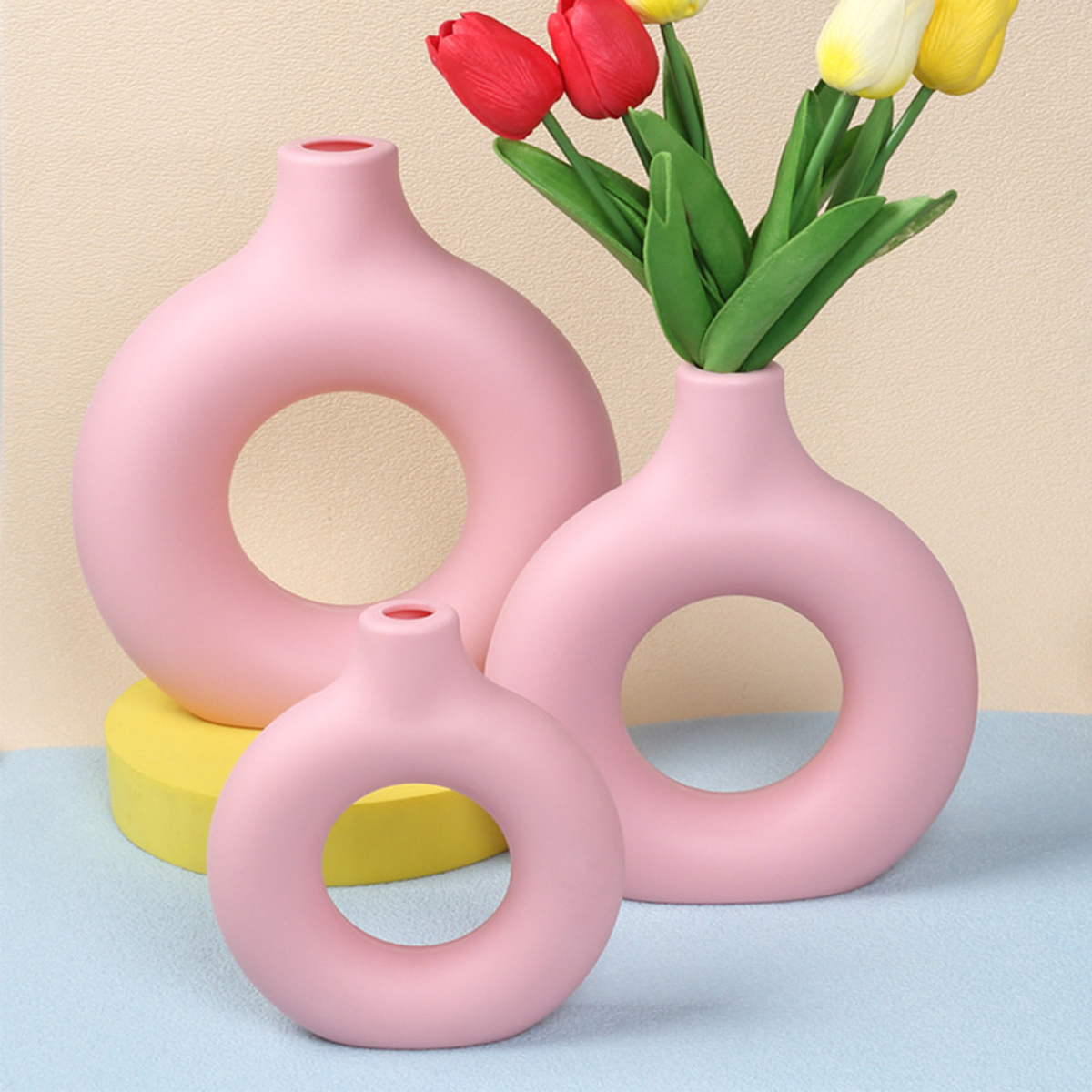 1PC Rotundity Plastic Vase Wed – обзор и цена Home Office Call Center