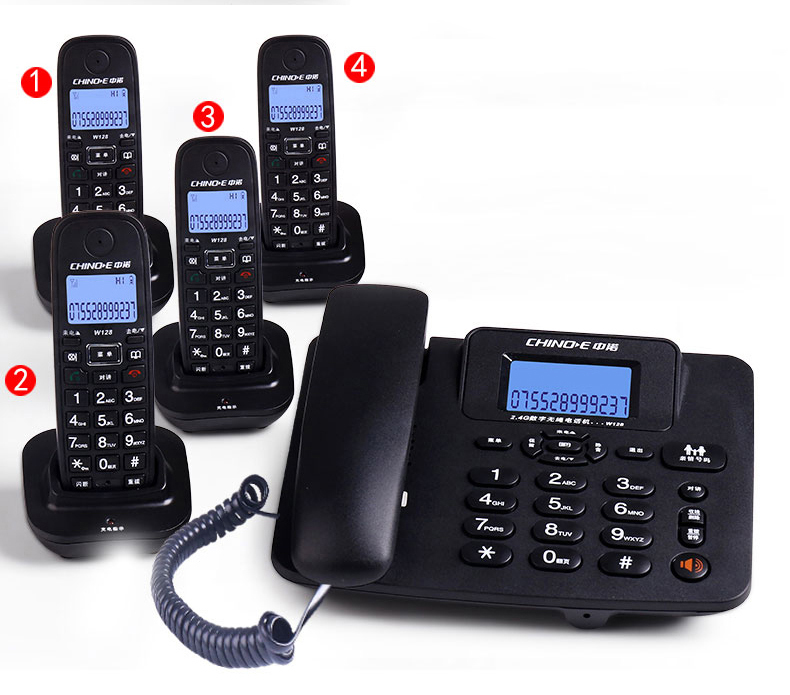 Wireless Telephone 1-4 handste – обзор и цена Home Office Call Center