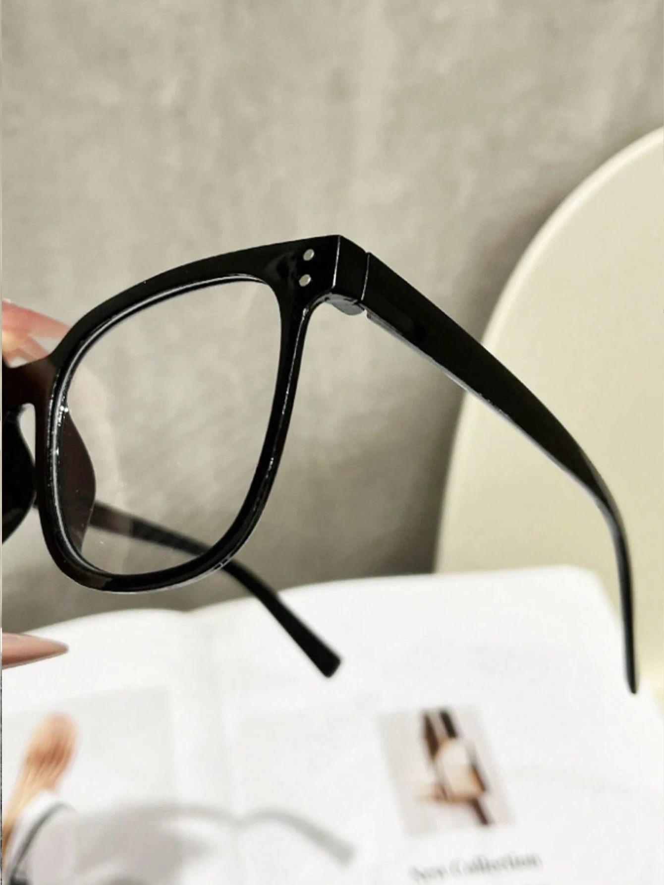 Classic Black Square Eyeglass  – обзор и цена Blue Light Glasses