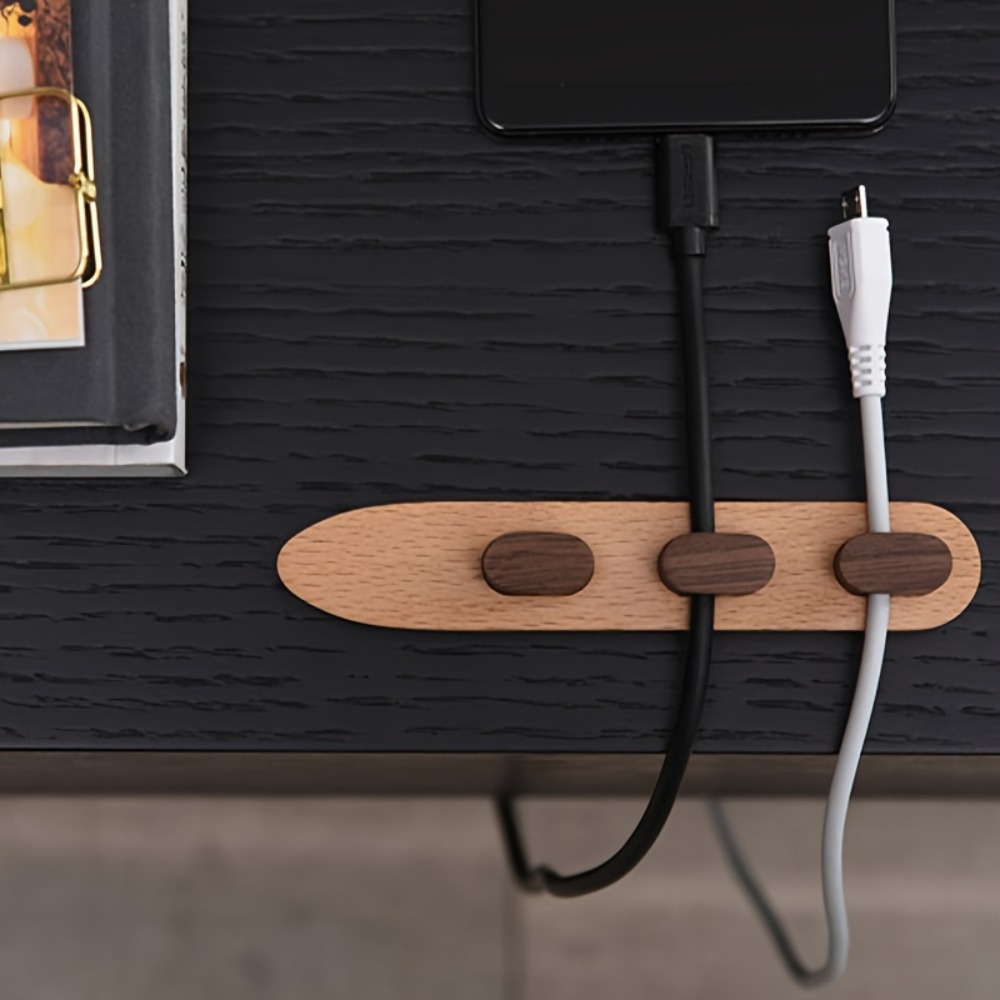 Wooden Cable Organizer Adhesiv – обзор и цена Cable Management Box