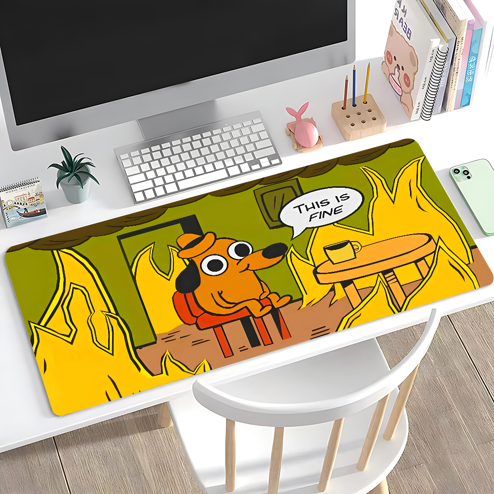 This Is Fine Dog Dachshund Mou – обзор и цена Home Office Keyboard And Mouse