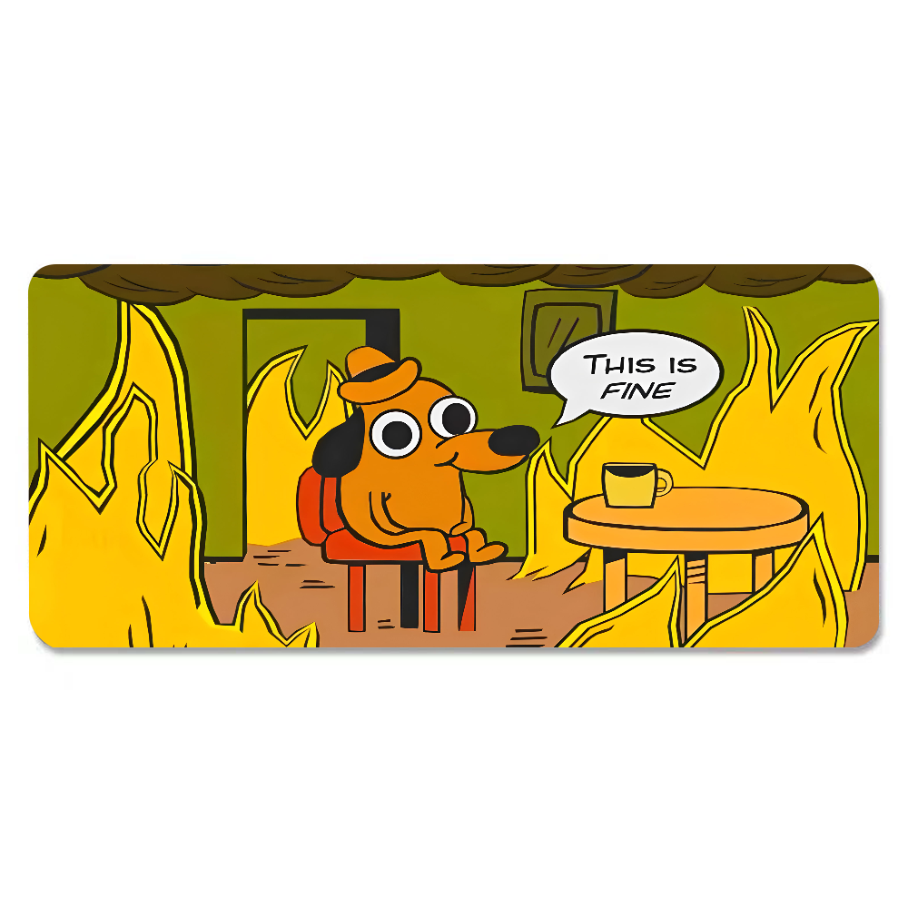 This Is Fine Dog Dachshund Mou – обзор и цена Home Office Keyboard And Mouse