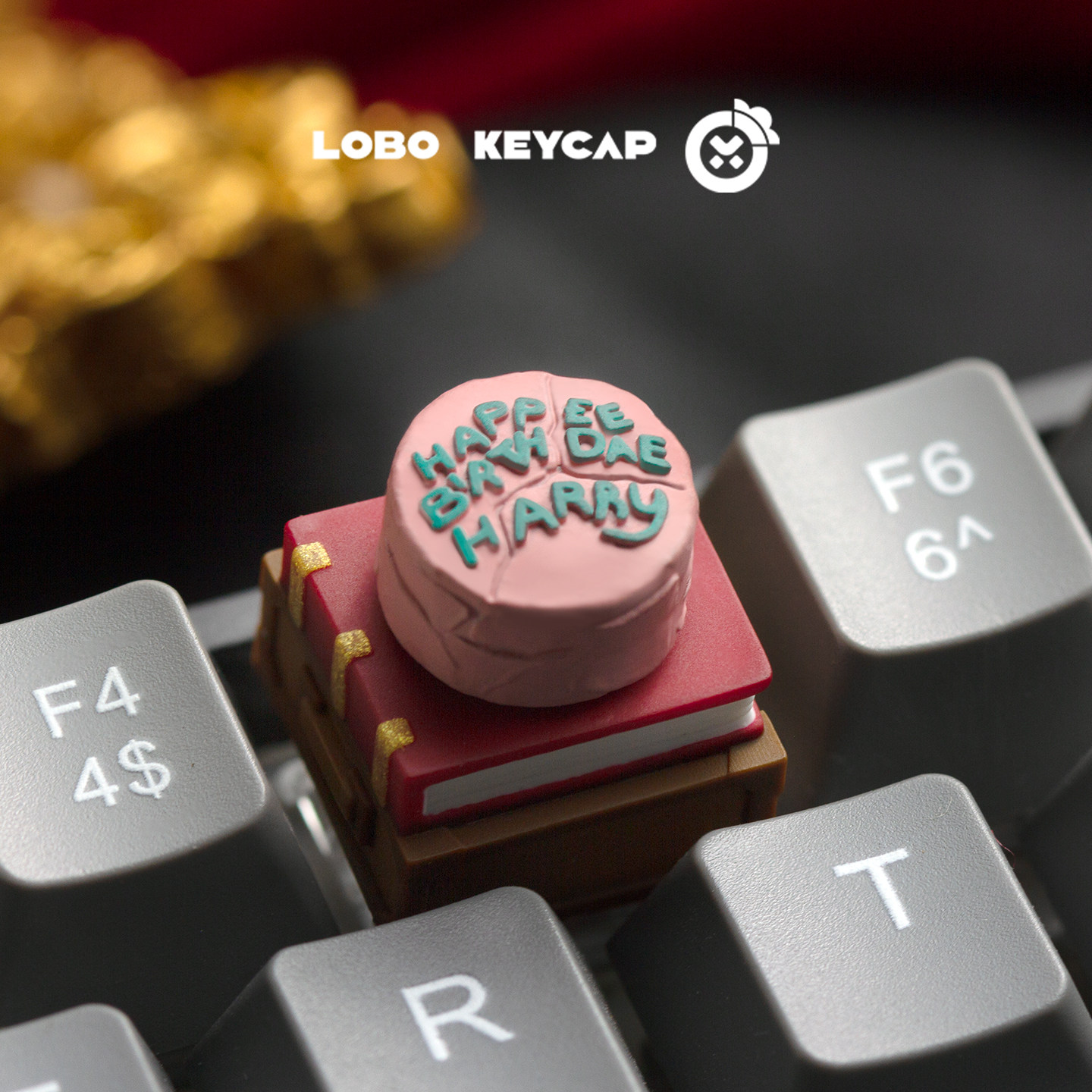 Cake Keycap Anime Harry Cake P – обзор и цена Keyboard Tray Under Desk