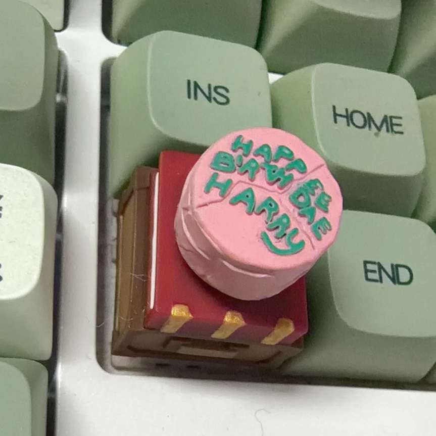 Cake Keycap Anime Harry Cake P – обзор и цена Keyboard Tray Under Desk