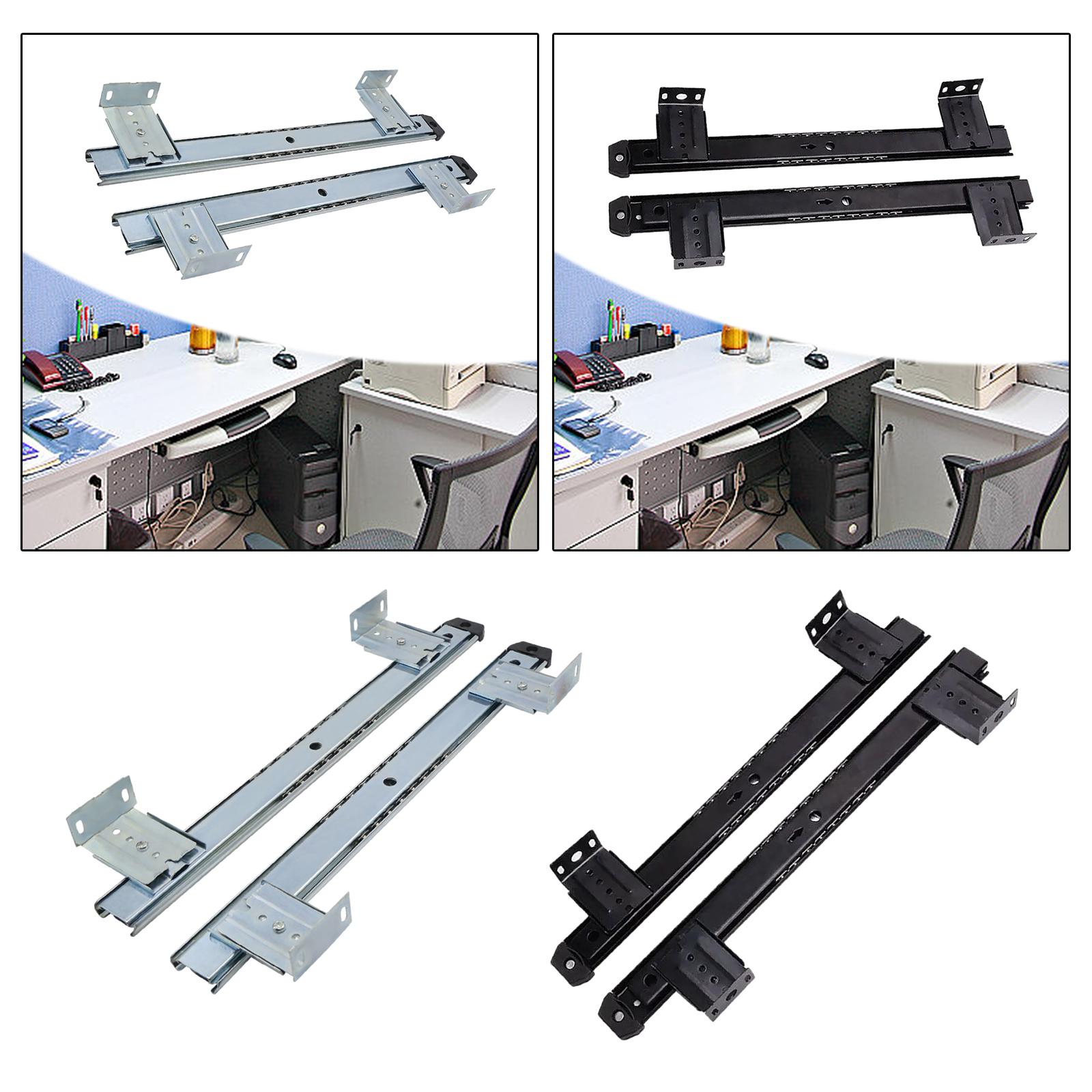 -Drawer Tray Slide Rail, Tray  – обзор и цена Keyboard Tray Under Desk