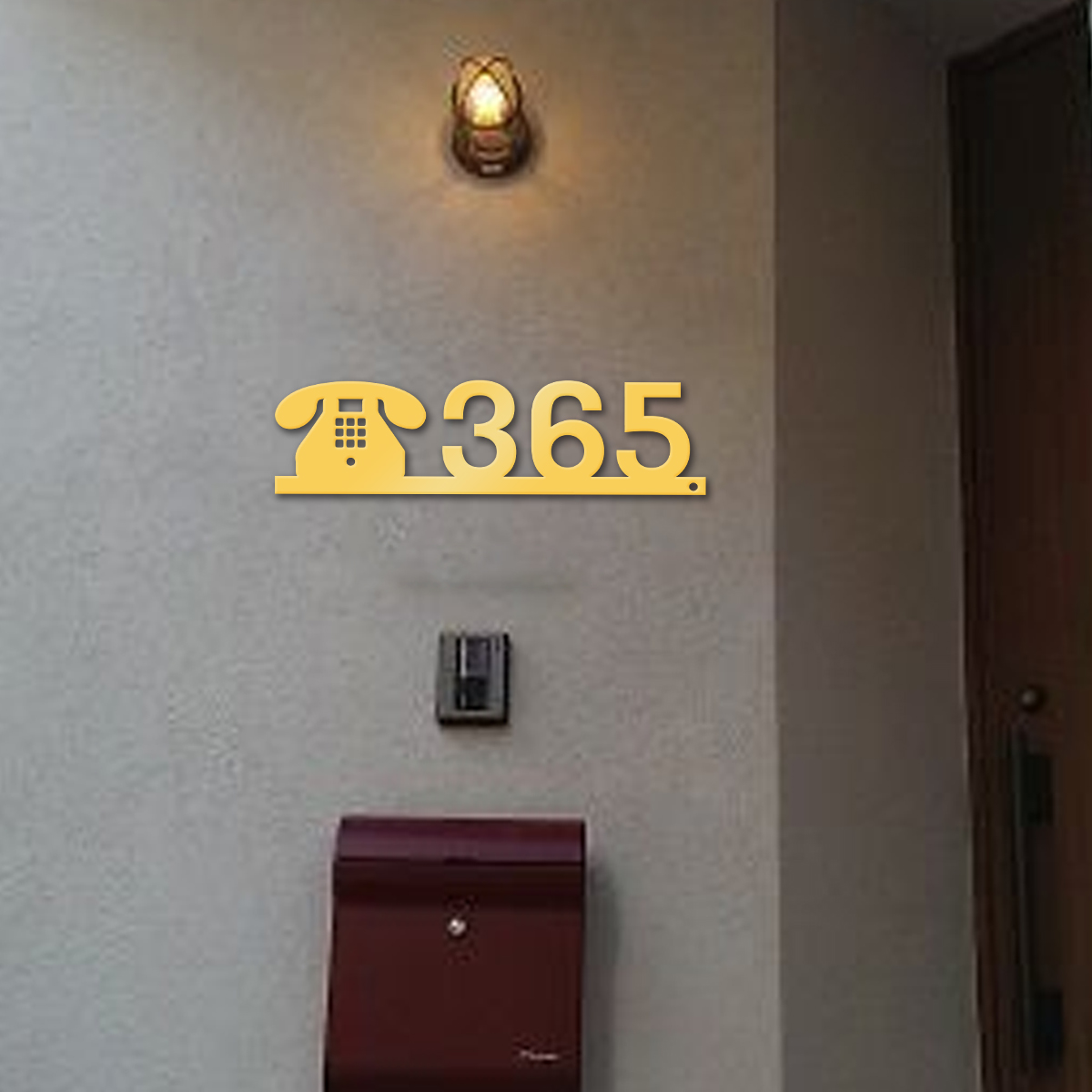 1Pc Custom phone Metal Street  – обзор и цена Home Office Phone Number