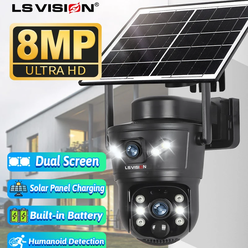 LS VISION 8MP 4G Solar Camera  – обзор и цена Home Office Zoom