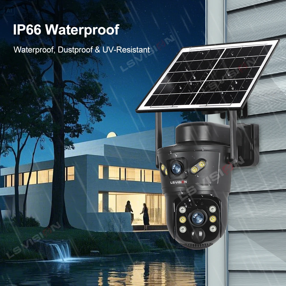 LS VISION 8MP 4G Solar Camera  – обзор и цена Home Office Zoom