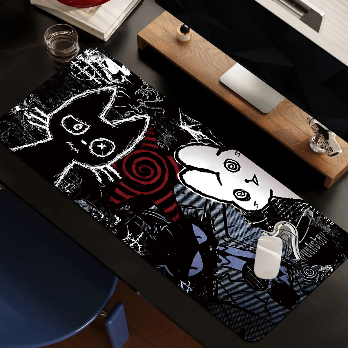 Dark Aesthetic Gothic Cat And  – обзор и цена Mousepad Xl Extended