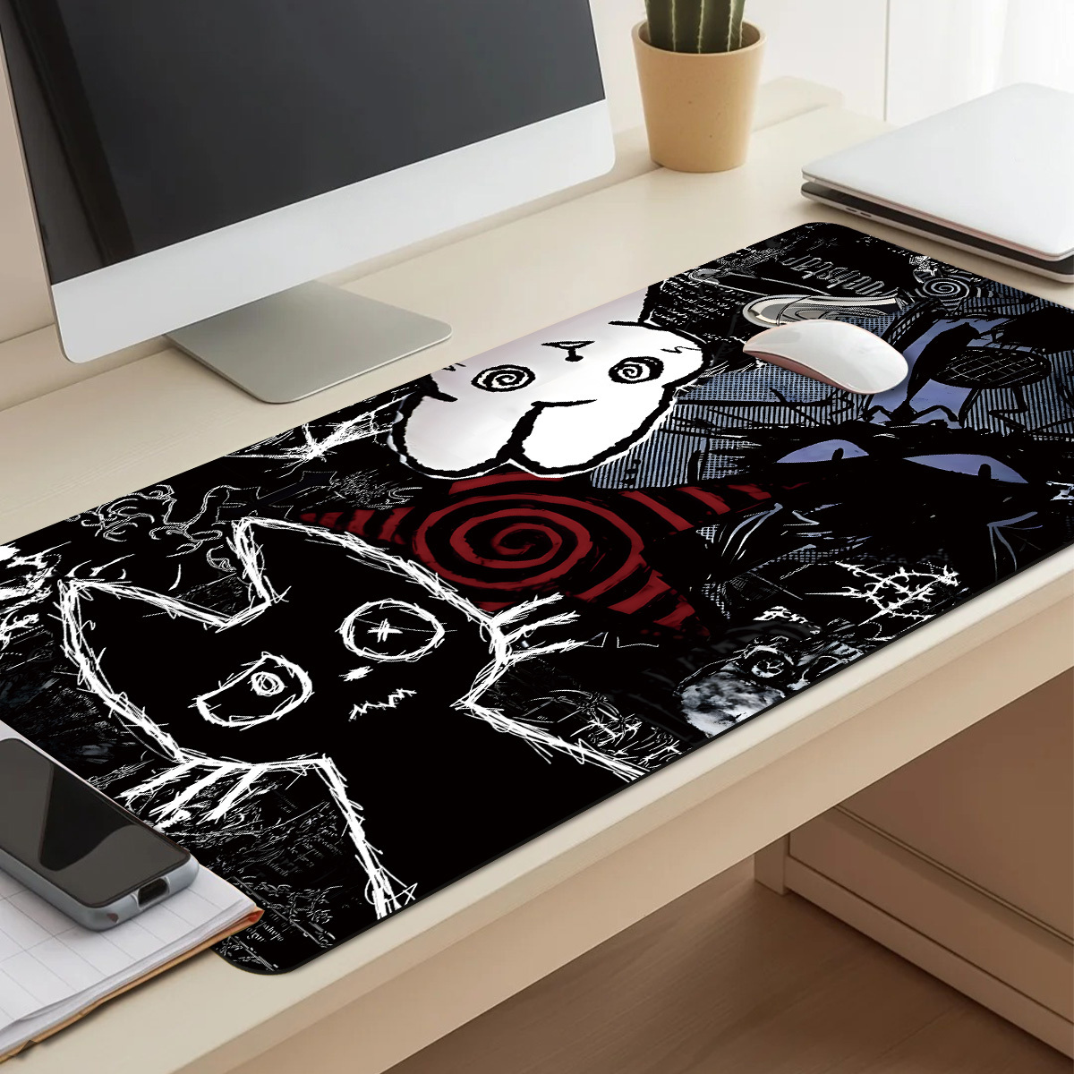 Dark Aesthetic Gothic Cat And  – обзор и цена Mousepad Xl Extended
