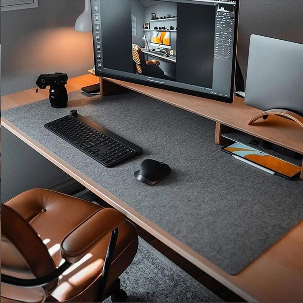 Felt Desk Mat Computer Mat for – обзор и цена Home Office Keyboard And Mouse