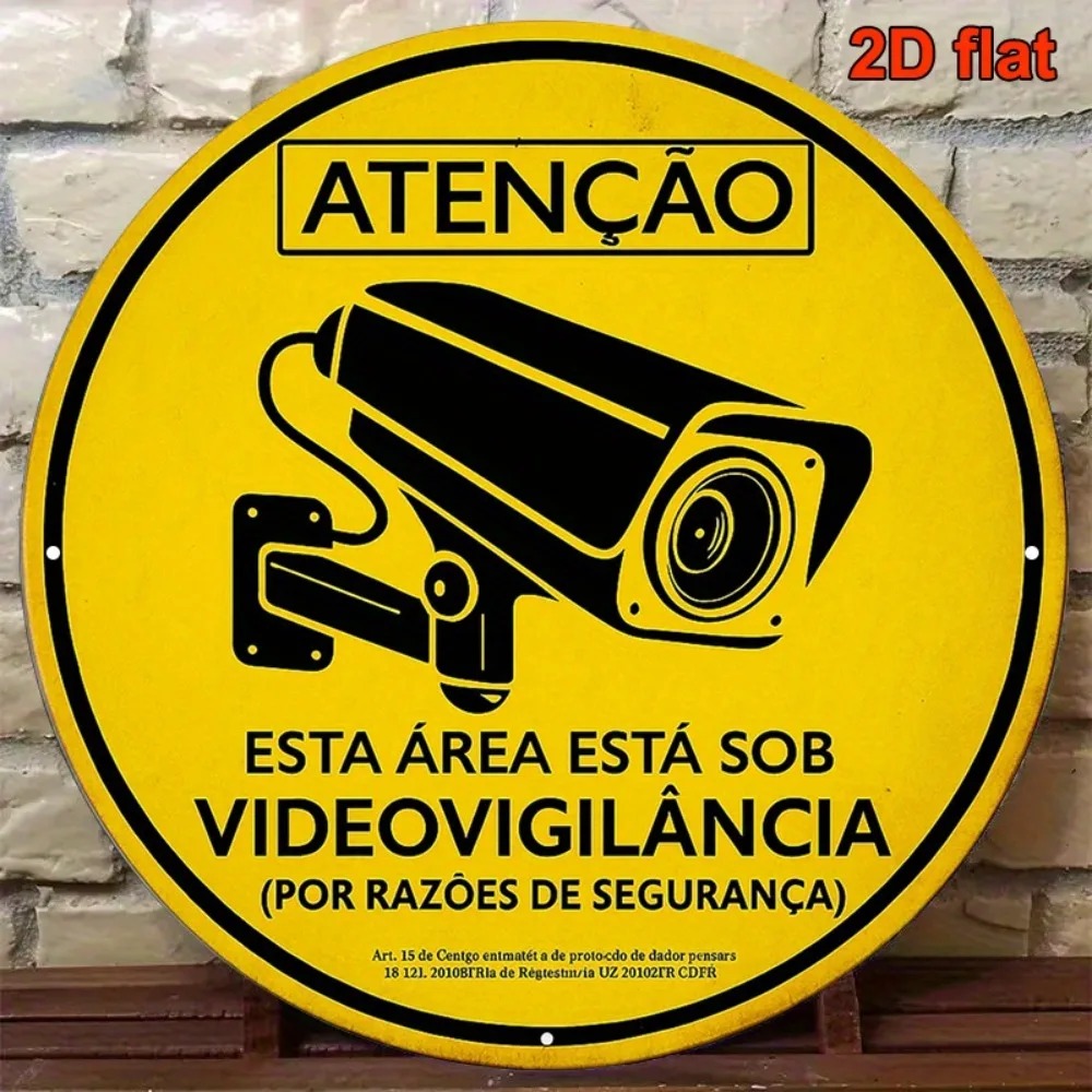 Warning Sign 8in Round Metal P – обзор и цена Home Office Icon