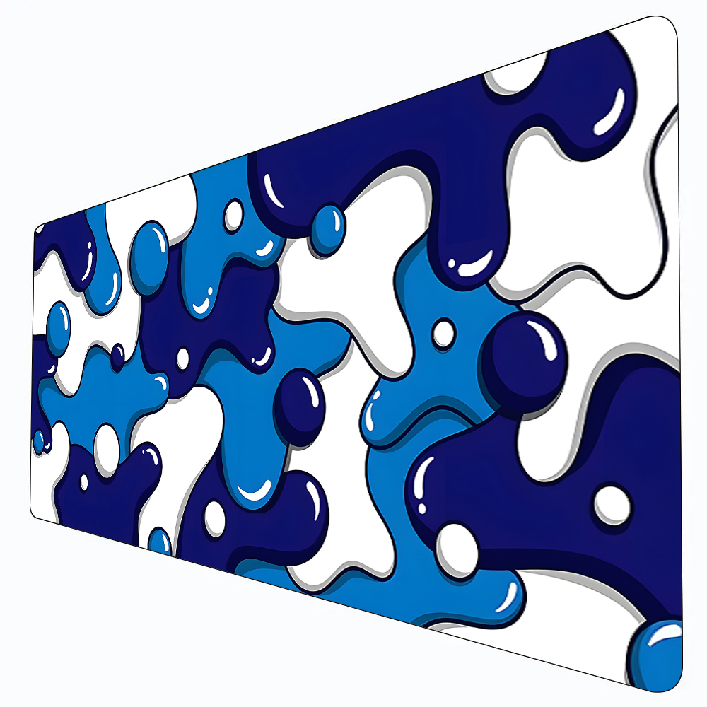 Mouse Pad Desk Mat Blue and wh – обзор и цена Mousepad Xl Extended