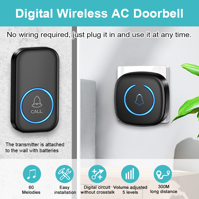 EZHEN Smart Wireless Doorbell  – обзор и цена Home Office Call Center