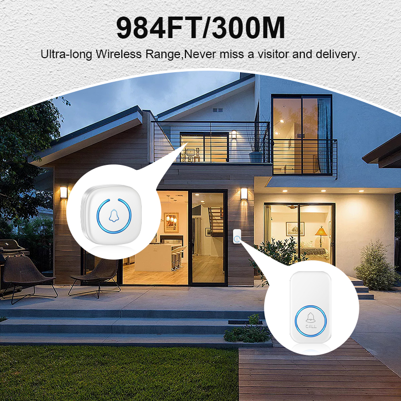 EZHEN Smart Wireless Doorbell  – обзор и цена Home Office Call Center