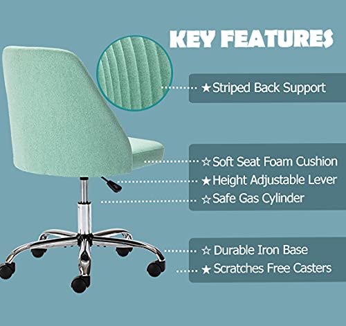 Green Twill Upholstered Adjust – обзор и цена Home Or Office Use