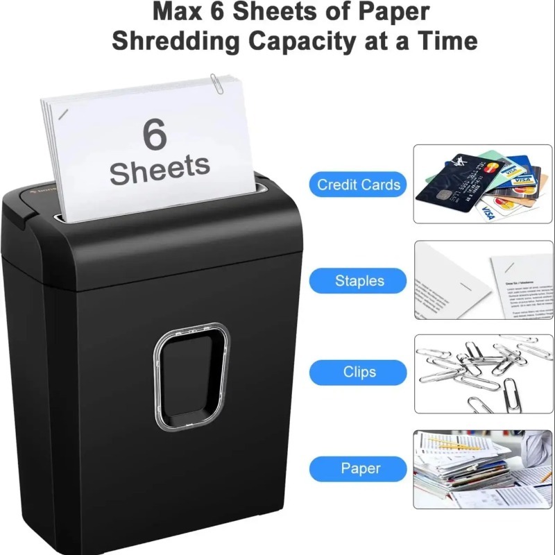 Bonsaii 6-Sheet Micro-Cut Pape – обзор и цена Home Office Paper Shredder
