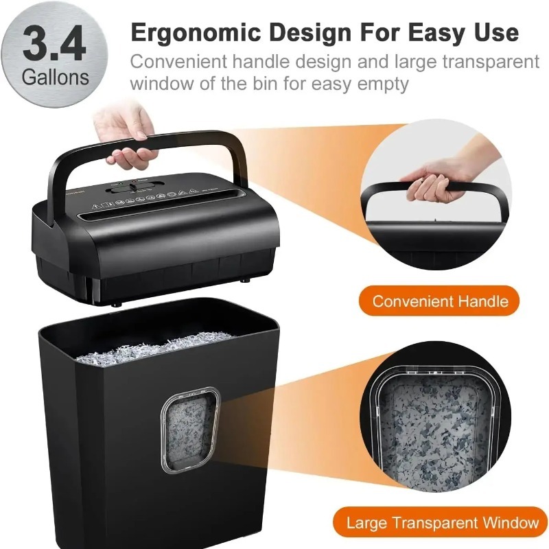 Bonsaii 6-Sheet Micro-Cut Pape – обзор и цена Home Office Paper Shredder