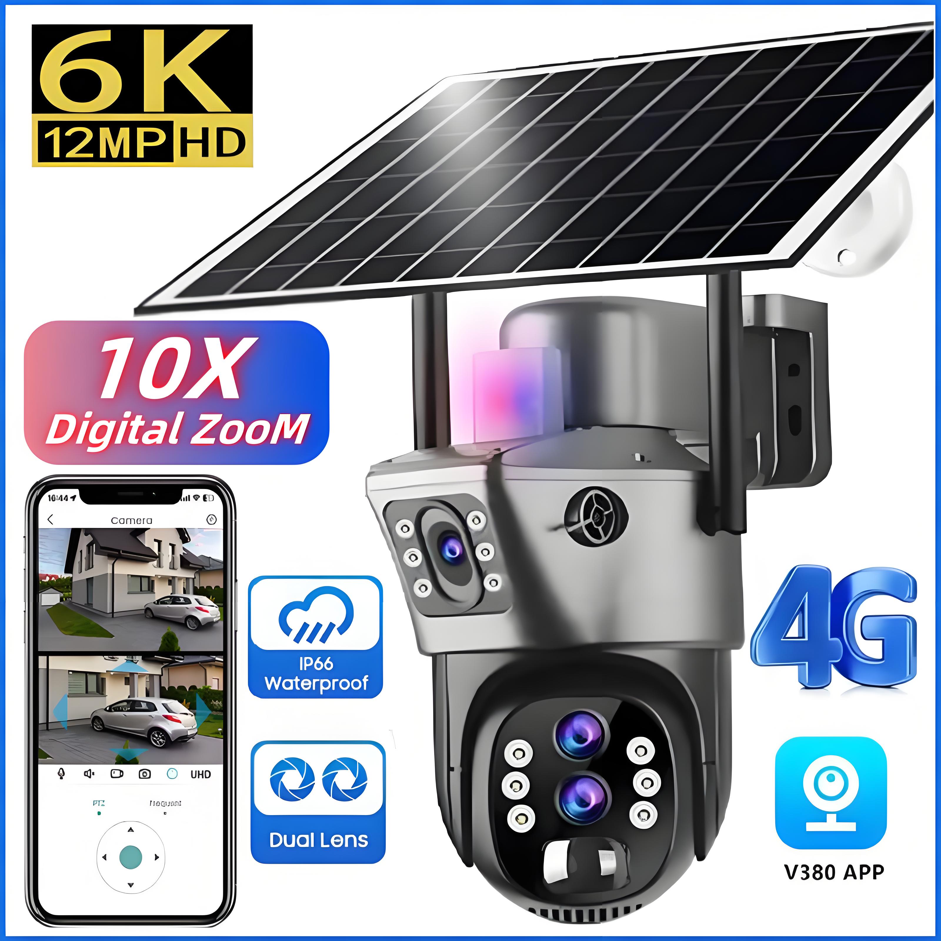 10x Zoom 4G SIM Solar Camera O – обзор и цена Home Office Zoom