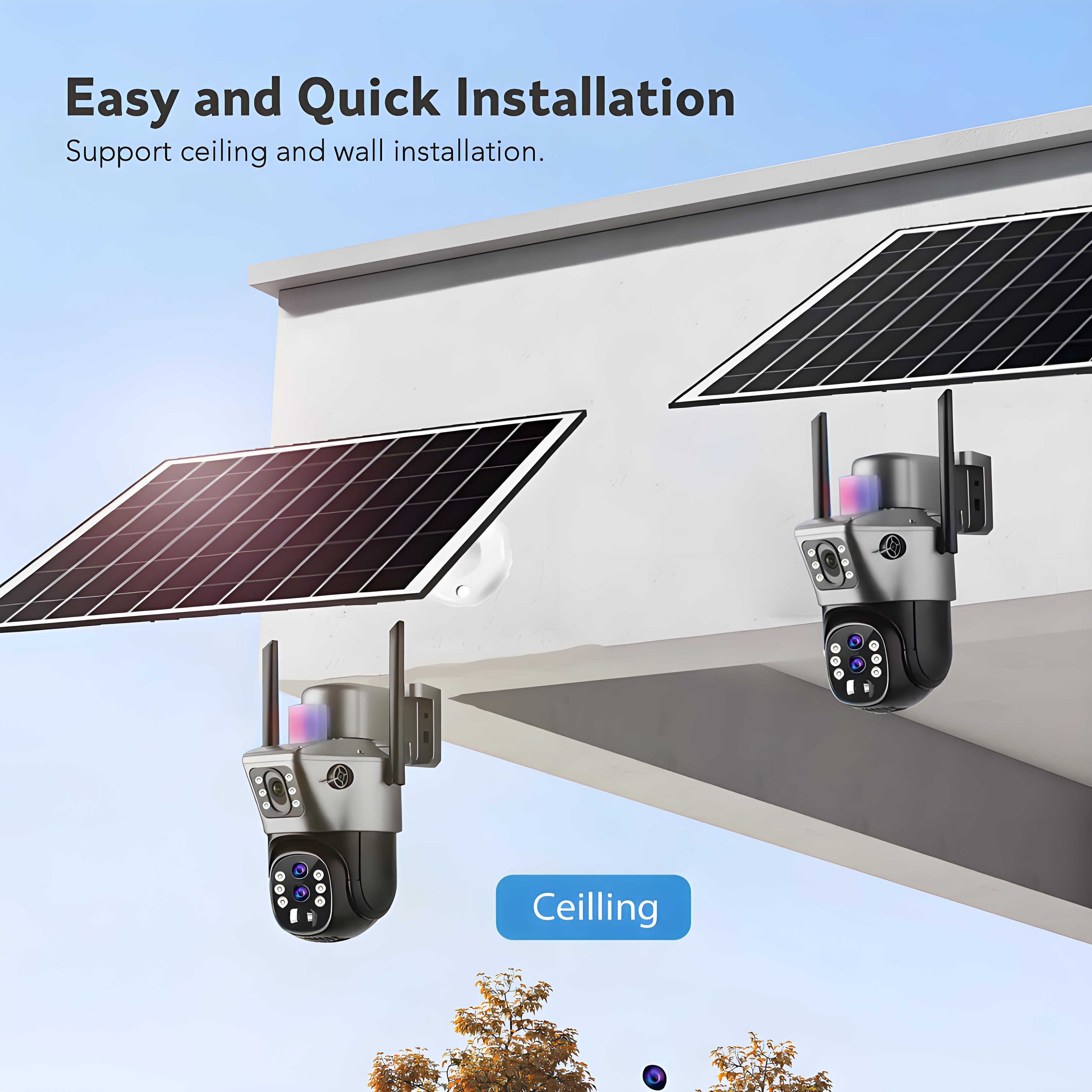 10x Zoom 4G SIM Solar Camera O – обзор и цена Home Office Zoom