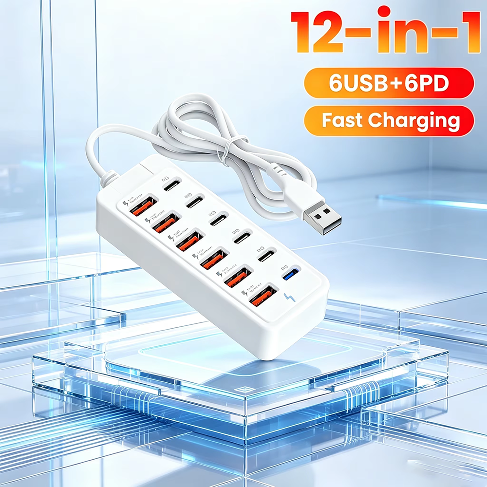 12in1 Power Strip Desktop Supe – обзор и цена Home Office Call Center