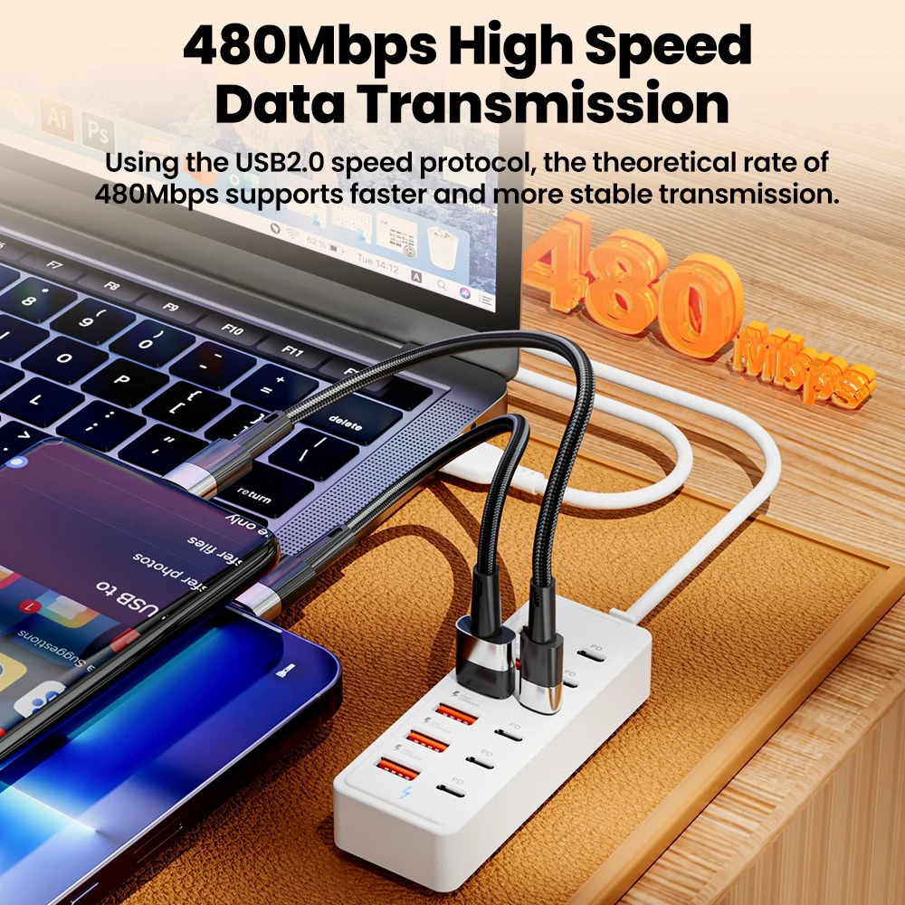 12in1 Power Strip Desktop Supe – обзор и цена Home Office Call Center