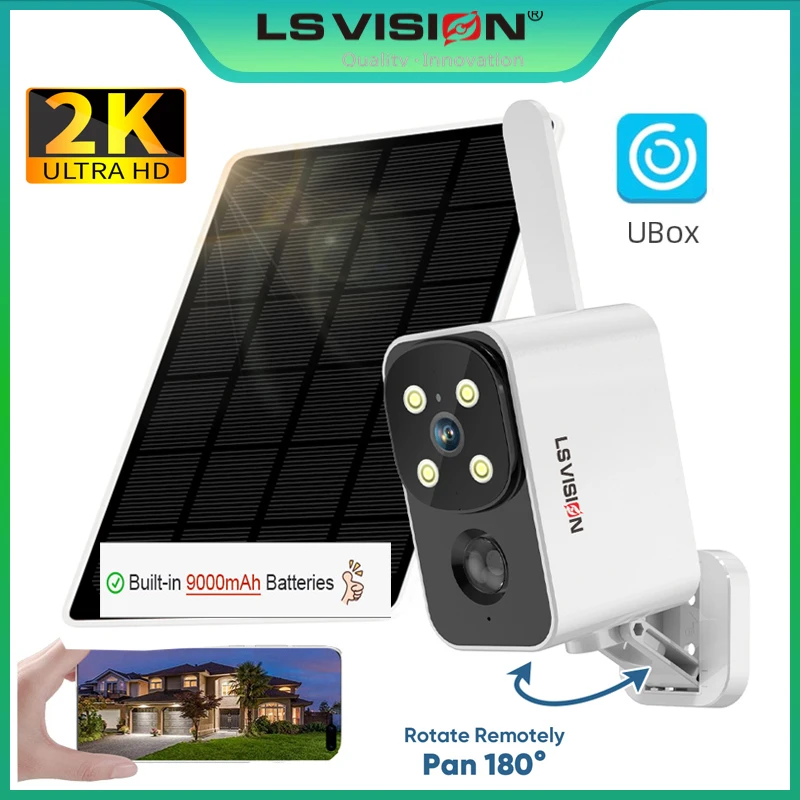 LS VISION Outdoor Solar Camera – обзор и цена Home Office Zoom