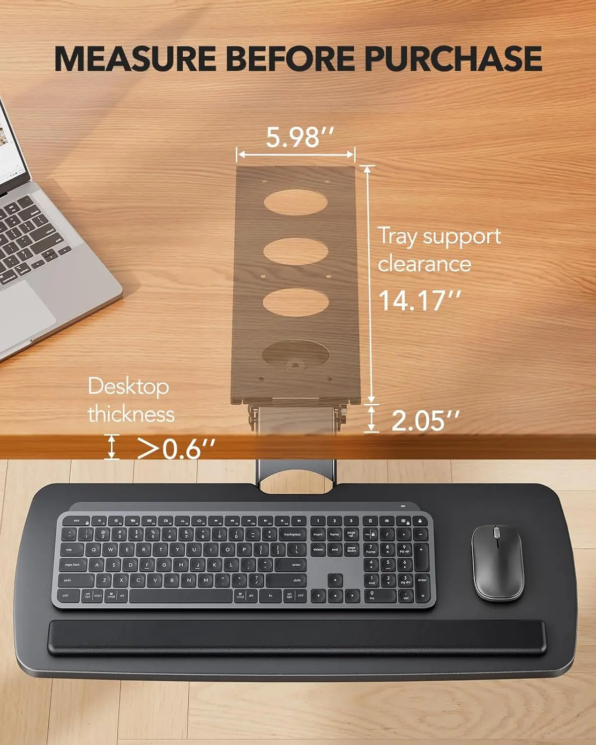 Under Desk Keyboard Tray Slide – обзор и цена Keyboard Tray Under Desk