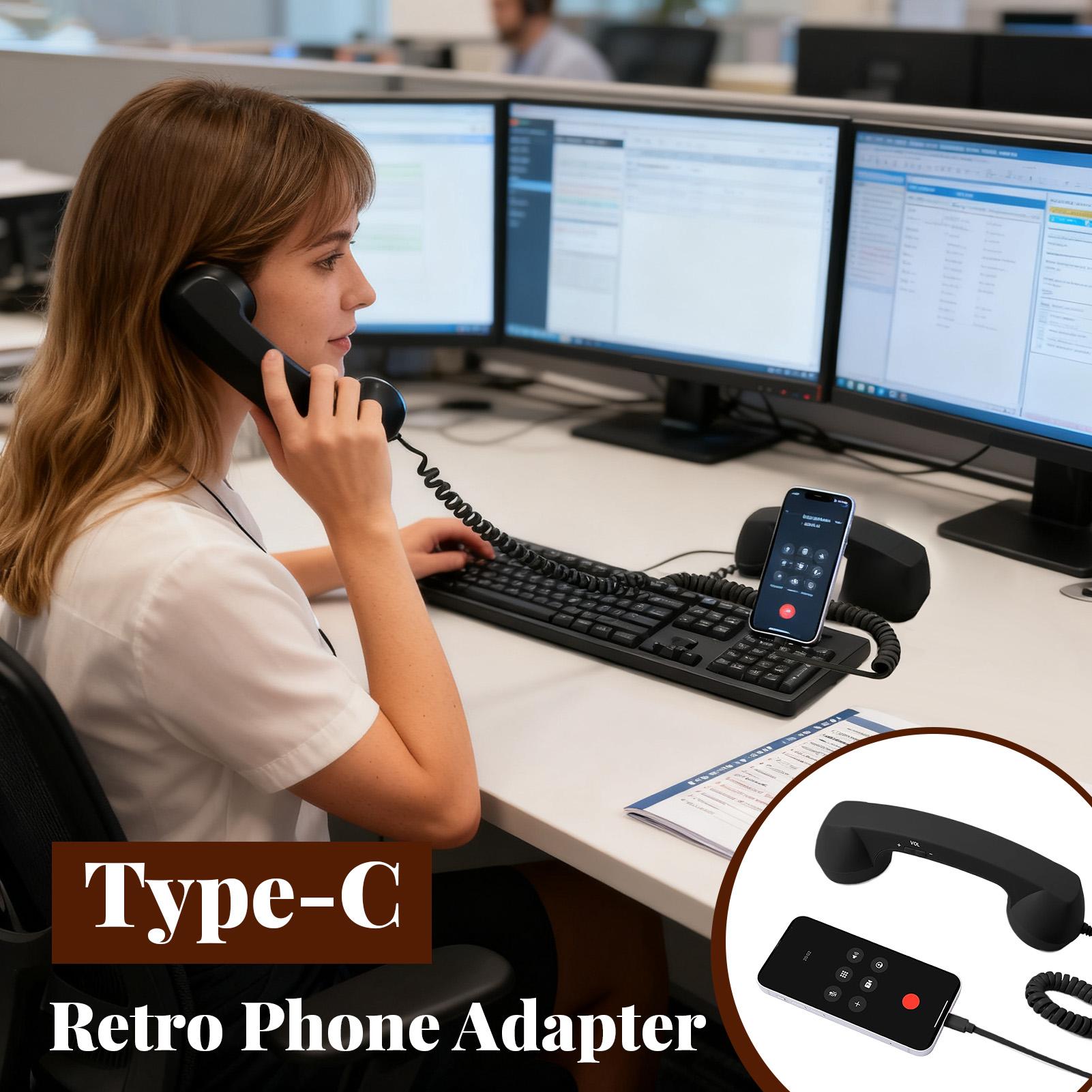 Type-C Retro Phone Adapter Lan – обзор и цена Home Office Call Center