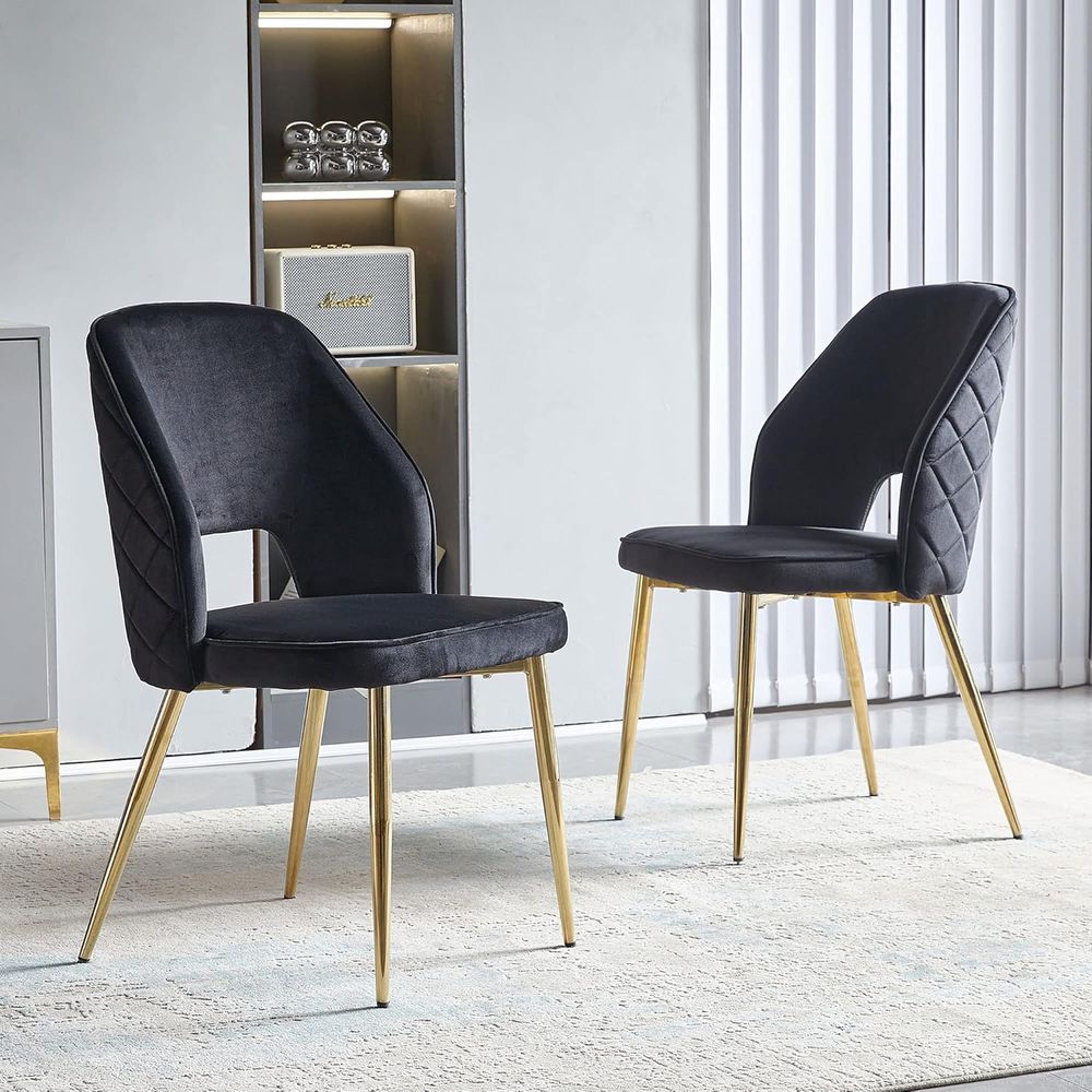 Pair of Modern Velvet Upholste – обзор и цена Home Or Office Use