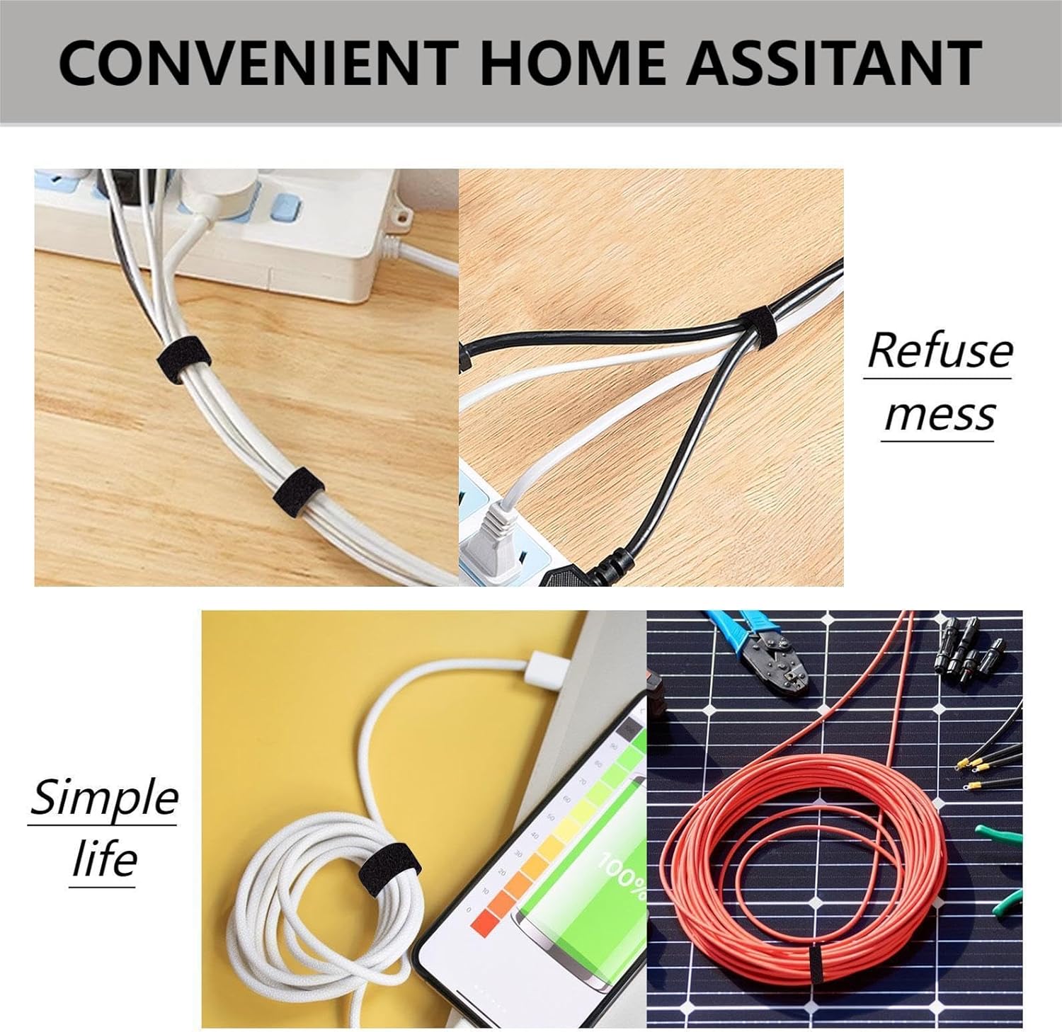 54 Yards Reusable Cable Ties,  – обзор и цена Home Office Organization