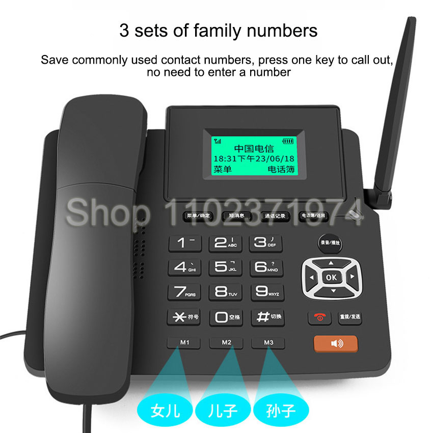 4G WIFI Wireless Fixed Phone G – обзор и цена Home Office Call Center